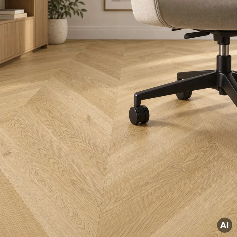 Panele winylowe Jodła Chevron Dąb Skarvik Naturalny 4.5 mm