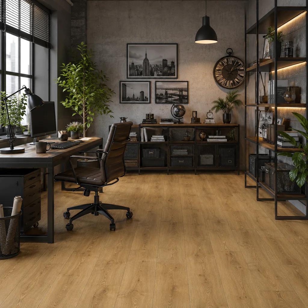 Panele Podłogowe Dąb Pustynny Naturalny Ciepły MJ3551 AC4 9.5 mm, Panele podłogowe, Majestic, Quick-Step Unilin
