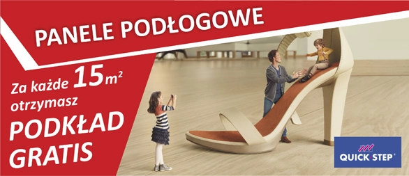 Panele Quick-Step z podkładem gratis