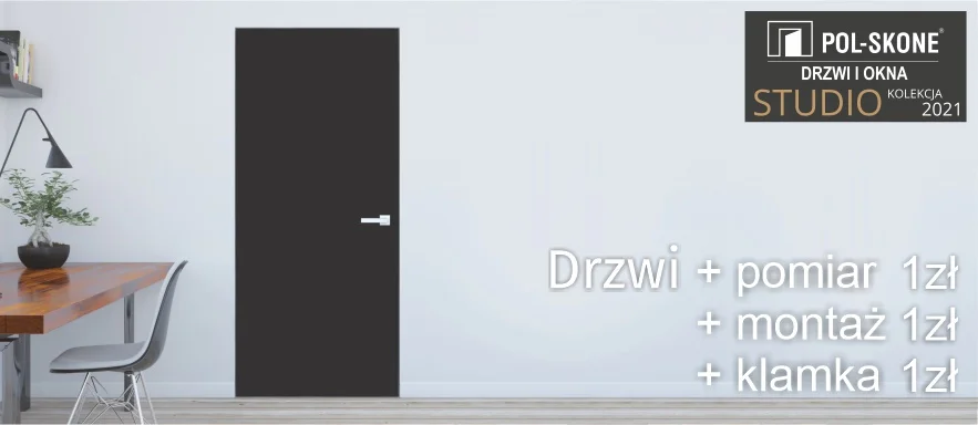 Super oferta drzwi STUDIO Pol-Skone +pomiar 1zł +montaż 1z