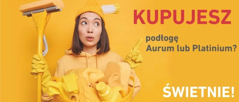 Płyn do mycia podłóg przy zakupie podłóg AURUM i PLATIN