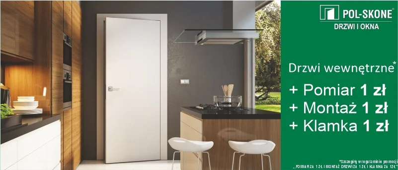 Super oferta na drzwi Pol-Skone + pomiar 1zł + montaż 1zł