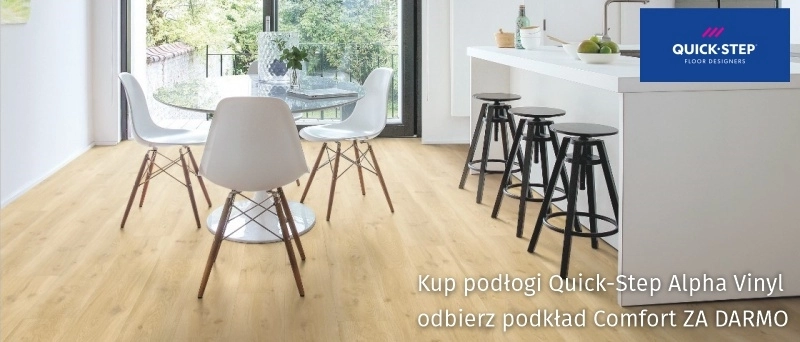 Kup podłogi Quick-Step Alpha Vinyl odbierz podkład Comfort