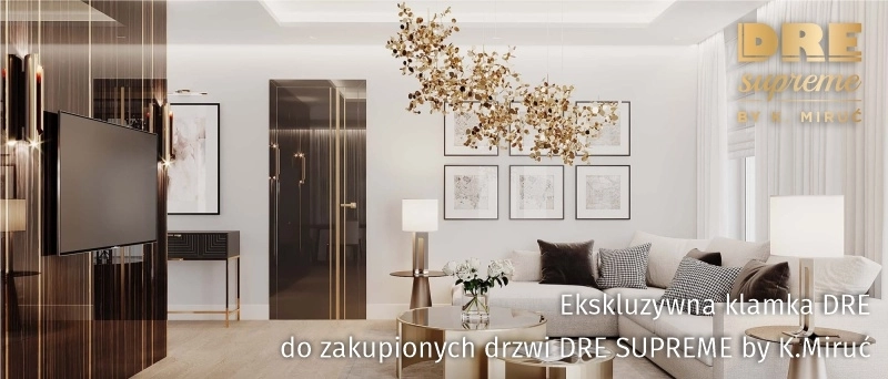 Ekskluzywna klamka DRE do zakupionych drzwi DRE SUPREME by K