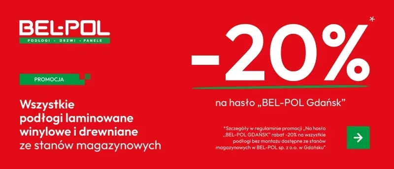 Wszystkie podłogi ze stanów magazynowych -20% w Bel-Pol Gd