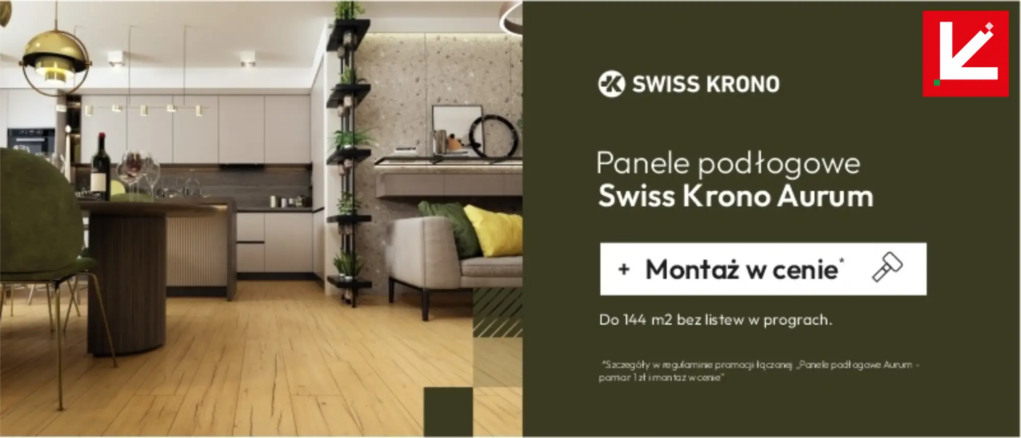 Panele podłogowe Aurum z pomiarem za 1 zł i montażem w ce