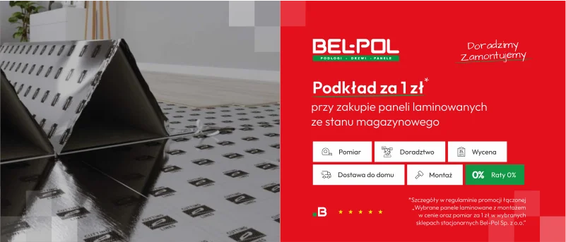 Podkład Ego Under Floor Aquastop 3w1 za 1 zł przy  zakupie
