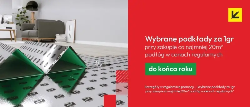 Wybrane podkłady za 1gr przy zakupie co najmniej 20m2 podł
