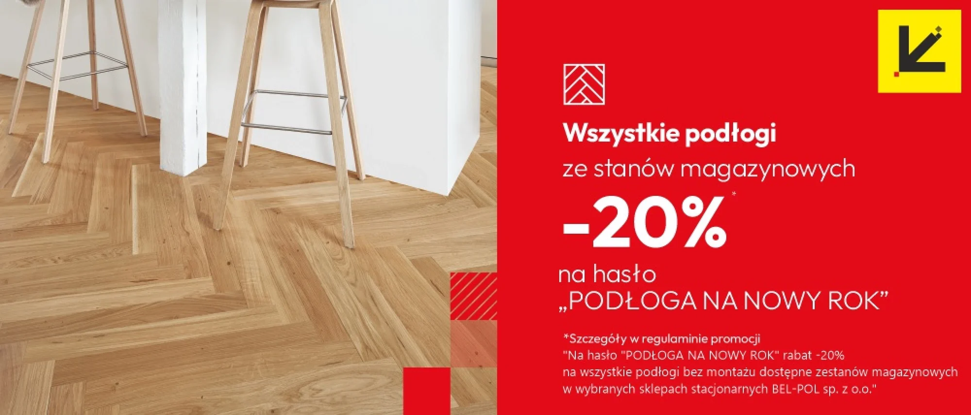 -20% do końca roku na Wszystkie podłogi ze stanów magazyn