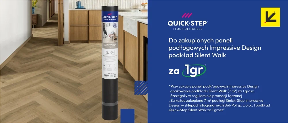 Promocja przy zakupie paneli podłogowych Quick-Step Impress