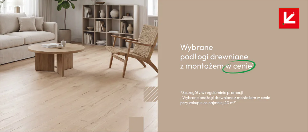 Promocja wybrane podłogi drewniane z montażem w cenie. Szc